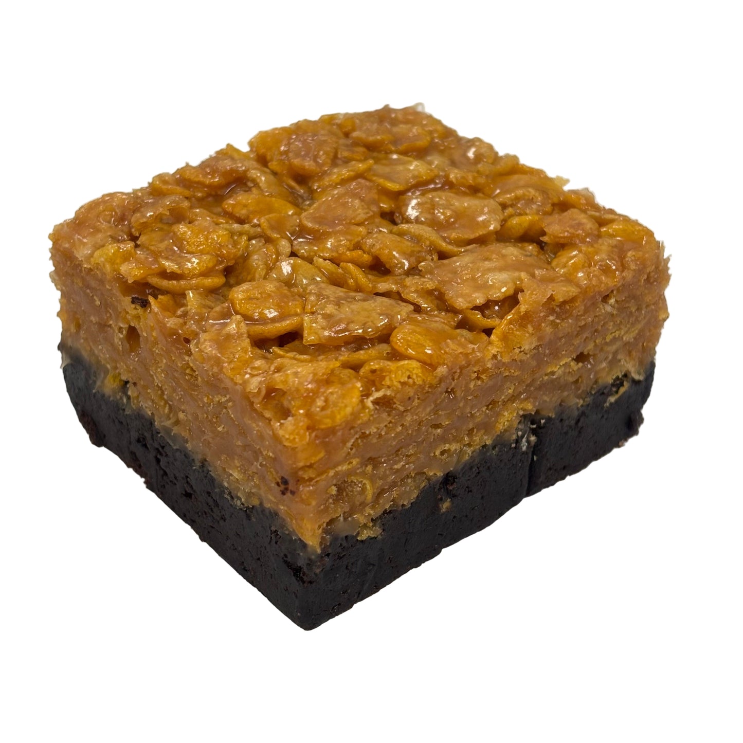 Toffee Caramel Cornflake Brownie