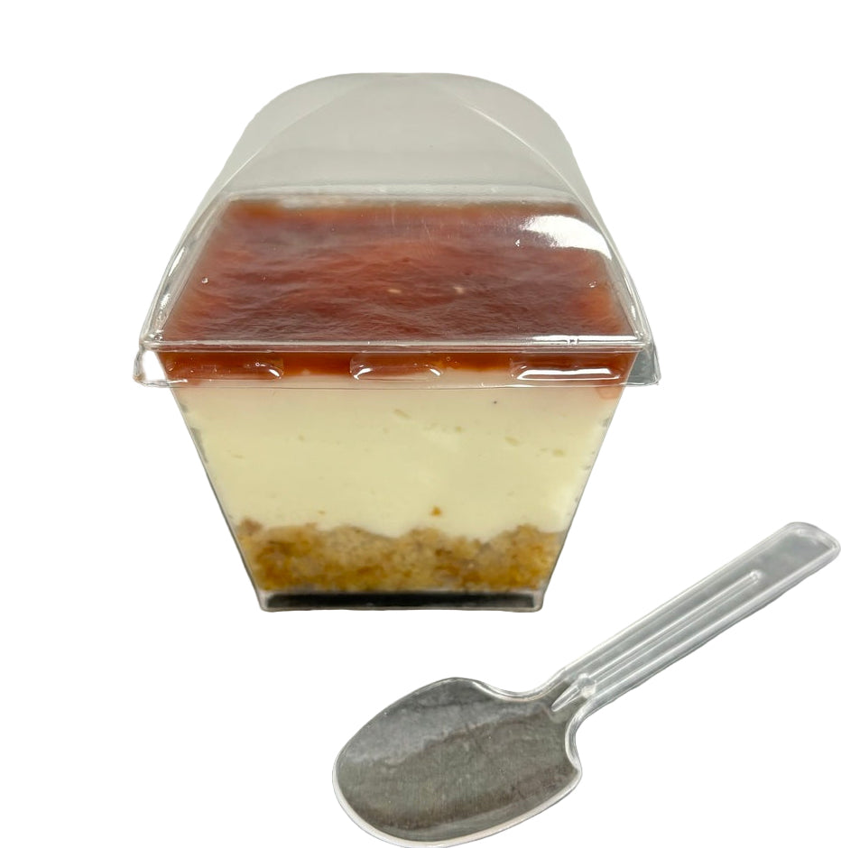 6 Strawberry Cheesecake Pots