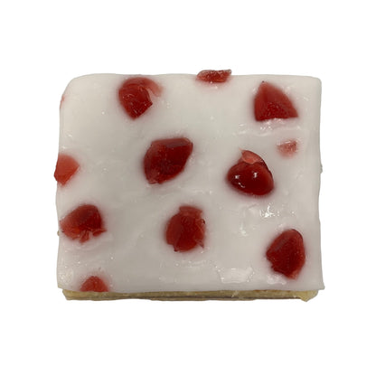 Iced Bakewell Slice