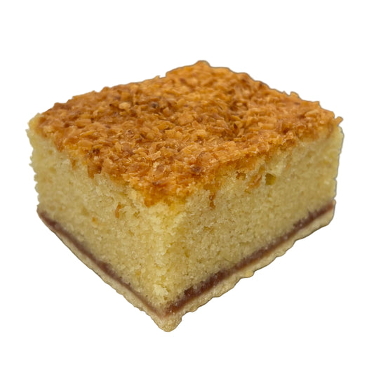 Raspberry & Coconut Slice