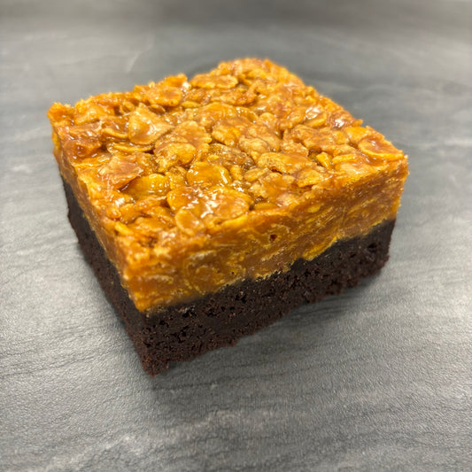 Caramel Cornflake Brownie