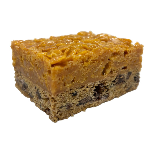 Toffee Caramel Cornflake Cookie Slice