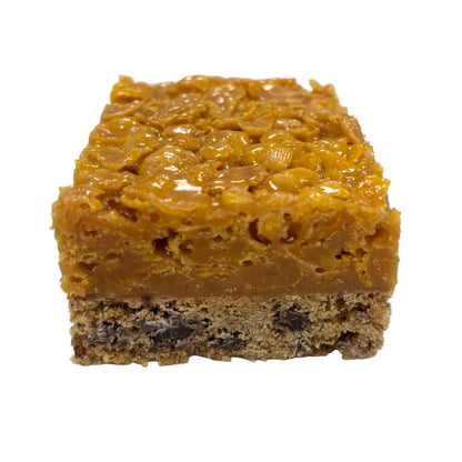 Toffee Caramel Cornflake Cookie Slice