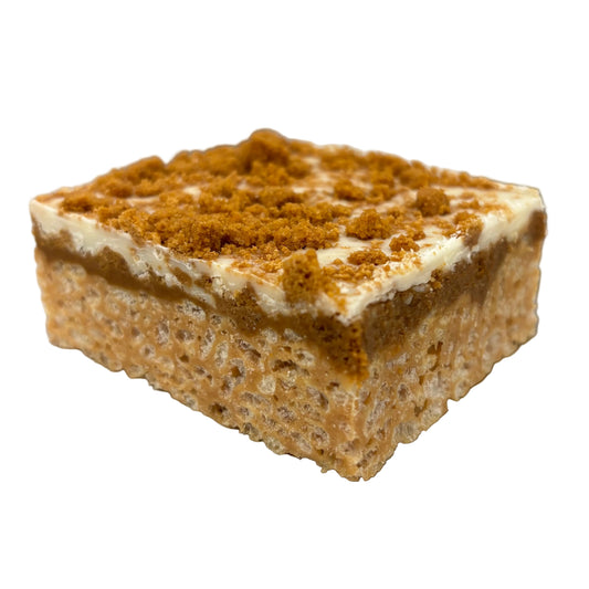 Biscoff Rice Krispie Slice